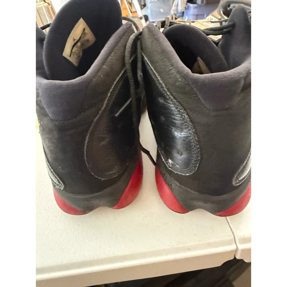 Jordan 13 Retro Dirty Bred Mens Size 11 Black Gym Red Basketball Shoes